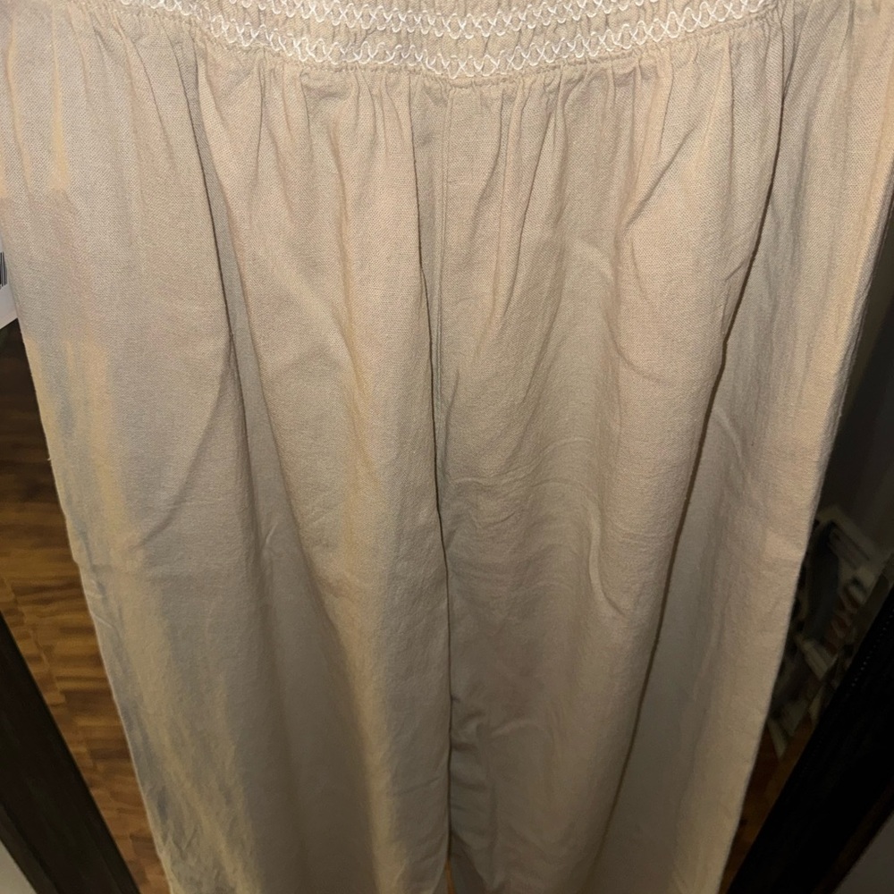 Ellen Tracy Linen blend wide leg pants - Picture 9 of 12